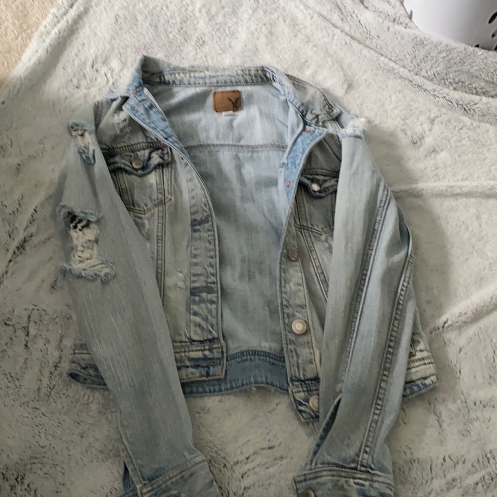 ACID WASH DENIM JACKET